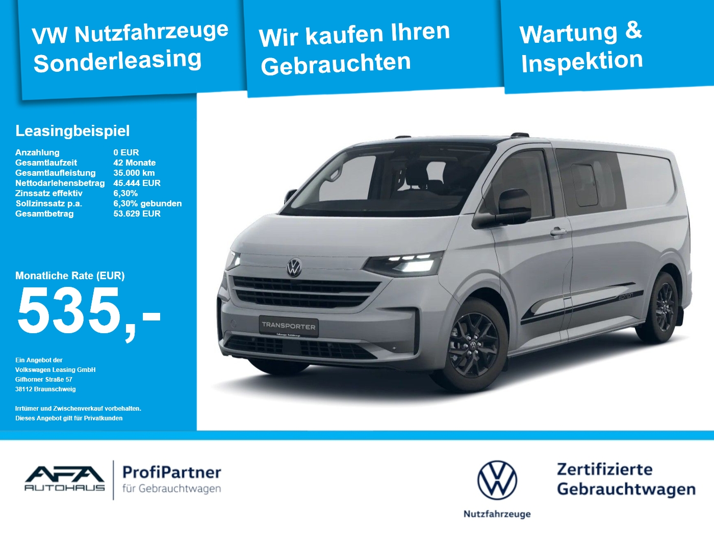 VW T7 Transporter