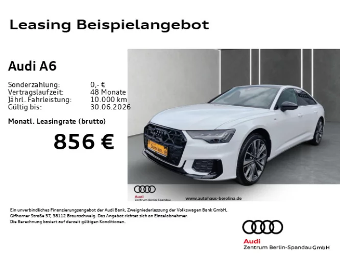 Details zum Fahrzeug: AUDI A6 Lim. 50 TDI qu. S line tiptronic *PANO*AHK*