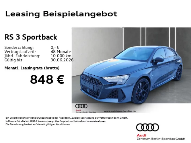Details zum Fahrzeug: AUDI RS3 Sportback *MATRIX*SONOS*HuD*RS-AGA*Virt.C+*