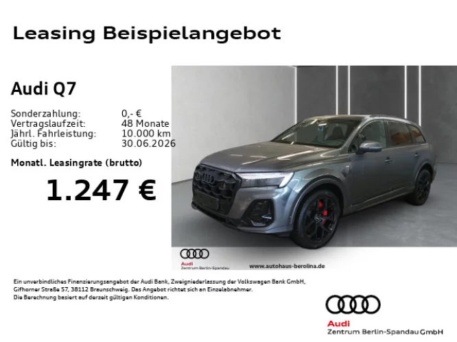 Details zum Fahrzeug: AUDI Q7 TDI qu. S line business tiptronic *7-Sitzer*