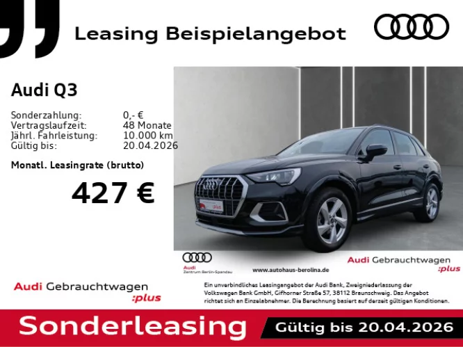 Details zum Fahrzeug: AUDI Q3 35 TFSI Adv. S tronic *ACC*NAV+*R-CAM*SHZ*