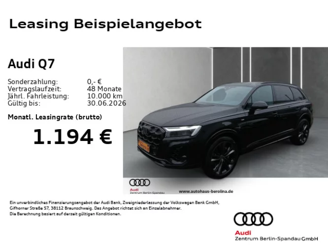 Details zum Fahrzeug: AUDI Q7 55 TFSI e qu. S line tiptronic *PANO*MATRIX*
