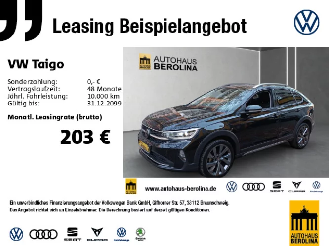 Details zum Fahrzeug: VW Taigo 1.0 TSI Style DSG *ACC*Digi.C-Pro*R-CAM*