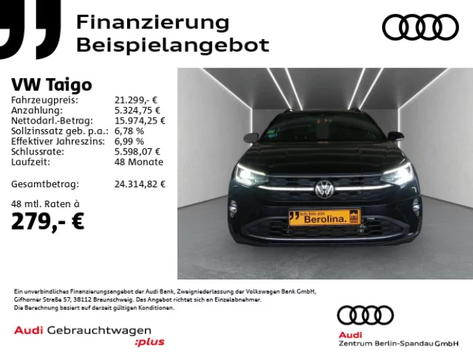 Details zum Fahrzeug: VW Taigo 1.5 TSI Move DSG *IQ-MATRIX*AHK*NAV*R-CAM*