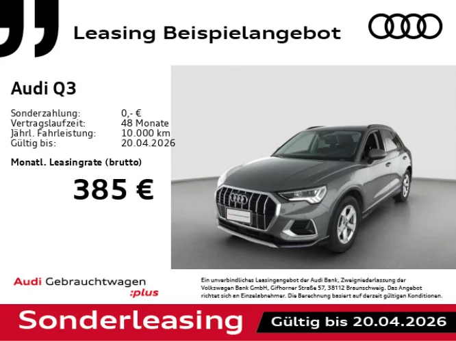 Details zum Fahrzeug: AUDI Q3 35 TFSI Adv. S tronic *ACC*Virt.C+*NAV+*SHZ*