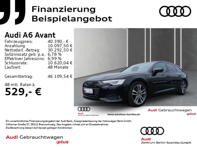 Details zum Fahrzeug: AUDI A6 Avant 50 TDI qu. S line tiptronic *StdHz*B&O*