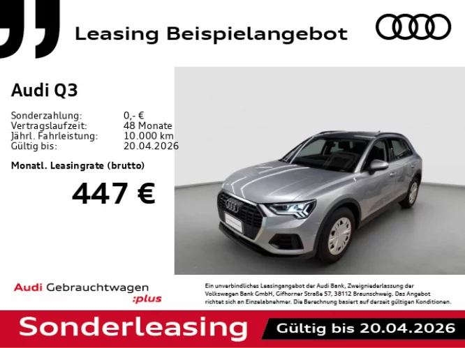 Details zum Fahrzeug: AUDI Q3 35 TDI S tronic *MATRIX*ACC*NAV+*Virt.C*SHZ*