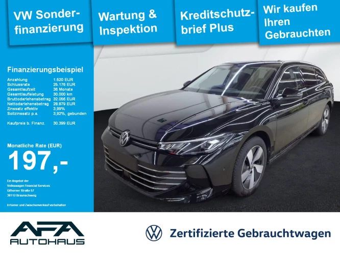 Details zum Fahrzeug: VW Passat Var. 1.5 eTSI Business DSG AHK*NAV*RFK*ACC
