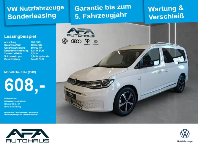 Details zum Fahrzeug: VW Caddy Maxi Style 2.0TDI Sthz  AHK LED Navi