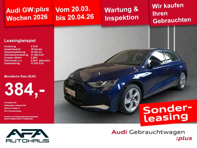 Details zum Fahrzeug: Audi A3 Sportback 35 TFSI Advanced S tr. RFK*ACC*Navi