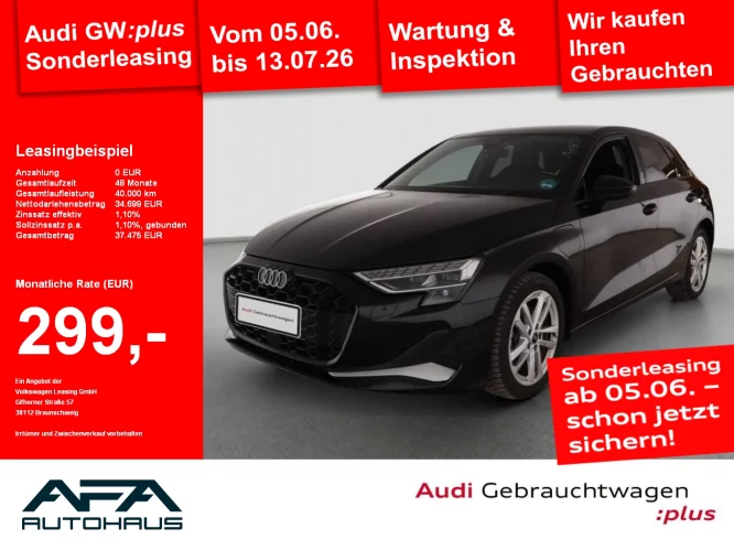 Details zum Fahrzeug: Audi A3 Sportback 40 TFSI e Advanced RFK*ACC*Navi*SHZ