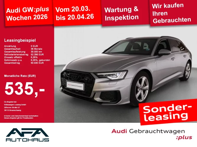 Details zum Fahrzeug: Audi A6 Avant 50 TDI Design qu. tiptr. S-Line*Pano*AHK
