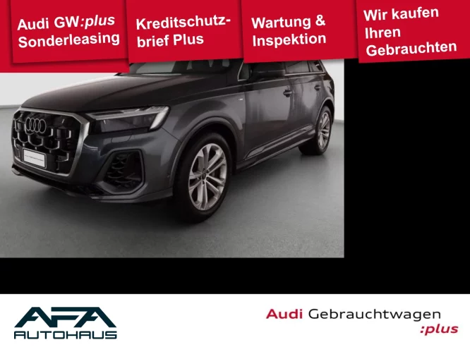 Details zum Fahrzeug: Audi Q7 55 TFSI quattro S-Line*Luft*AHK*Matrix*7Sitze