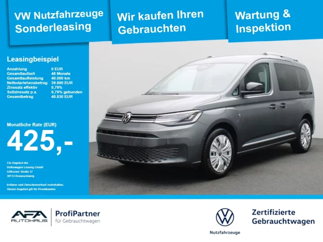 Details zum Fahrzeug: VW Caddy 1.5 TSI eHybrid Style DSG LED*Navi*AHK*RFK