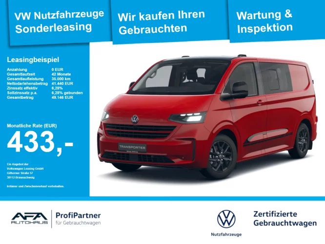 Details zum Fahrzeug: VW T7 Transporter e Kasten Plus Edition 6Sitze*Navi