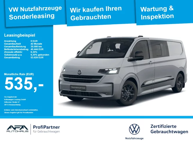 Details zum Fahrzeug: VW T7 Transporter e Kasten Plus LR LED*Navi*Mixto