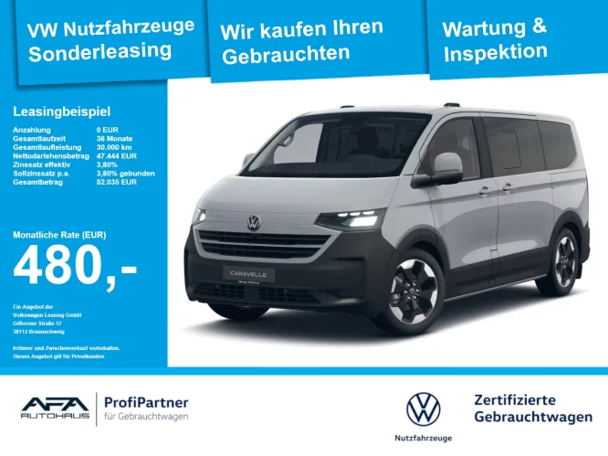 Details zum Fahrzeug: VW T7 e-Caravelle PanAmericana LED*AHK*Navi*RFK