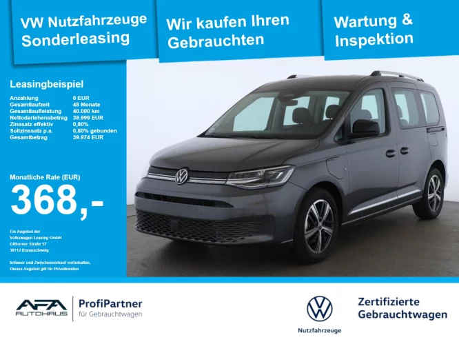 Details zum Fahrzeug: VW Caddy 1.5 TSI eHybrid STYLE DSG LED*Navi*AHK*RFK