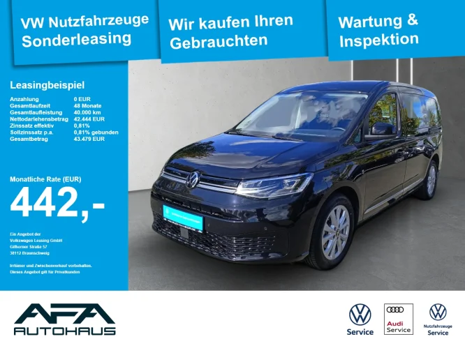 Details zum Fahrzeug: VW Caddy Maxi 1.5 eHybrid STYLE DSG LED*NAV*AHK*RFK
