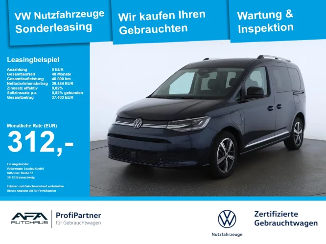 Details zum Fahrzeug: VW Caddy 1.5 eHybrid STYLE DSG AHK*Navi*RFK*LED