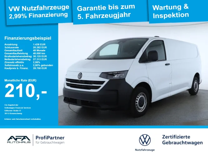 Details zum Fahrzeug: VW T7 Transporter Kasten 2.0 TDI lang Navi*AHK*RFK