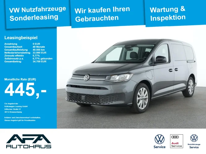 Details zum Fahrzeug: VW Caddy Maxi 1.5 eHybrid Life DSG NAV*RFK*Vorb.AHK