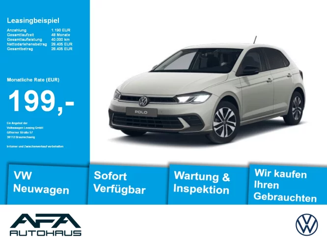 Details zum Fahrzeug: VW Polo ENERGY 1.0 l TSI LED*Klima*Alu*Shzg*