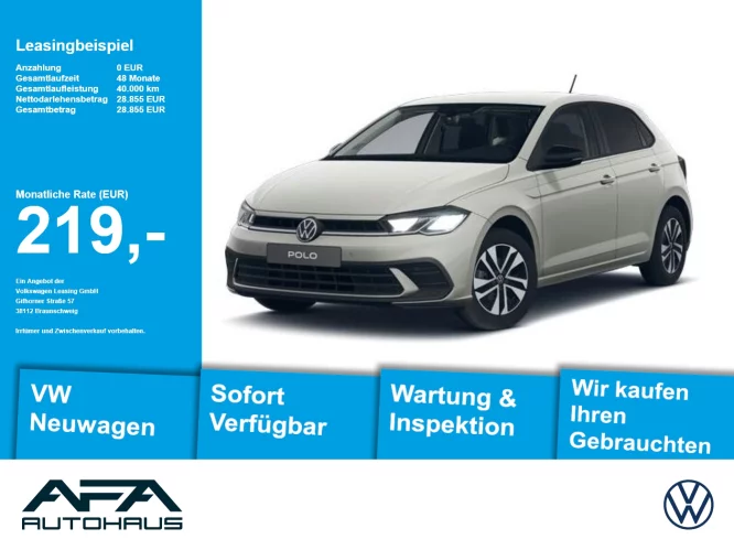 Details zum Fahrzeug: VW Polo ENERGY 1.0 l TSI  DSG *RFK*Shzg*Klima*