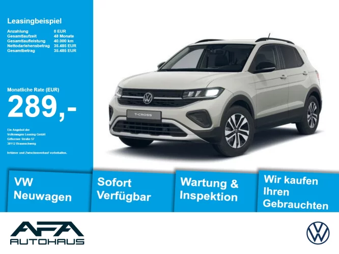 Details zum Fahrzeug: VW T-Cross ENERGY 1.5 l TSI ACT DSG RFK*LED*PDC*Shzg
