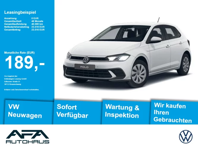 Details zum Fahrzeug: VW Polo Life 1.0 l  5-Gang Shzg*LED*Klima