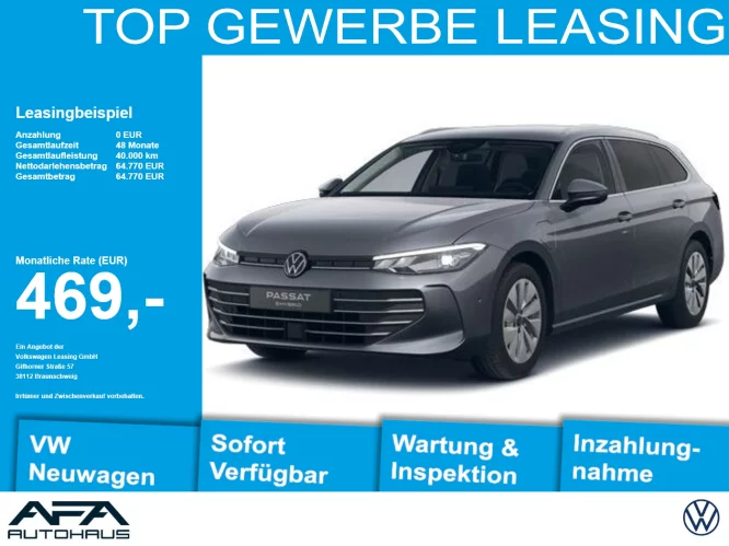 Details zum Fahrzeug: VW Passat Business 1.5 l eHybrid DSG *AHK*HuD*RFK*