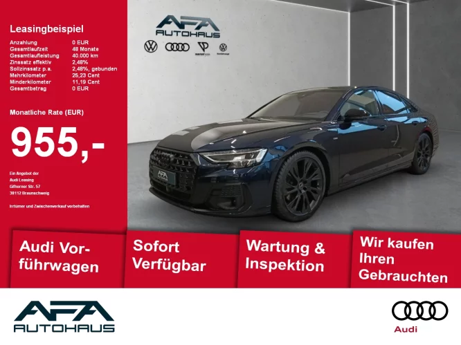 Details zum Fahrzeug: Audi A8 3.0 TDI quattro B&O*HUD*Pano*StdHz*Leder