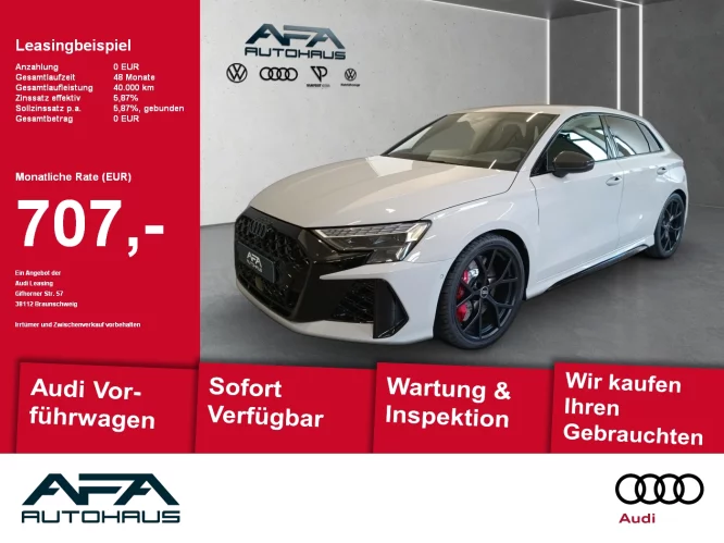 Details zum Fahrzeug: Audi RS3 Sportback 2.5 TFSI KREIDE*MATRIX*SONOS*CARBON