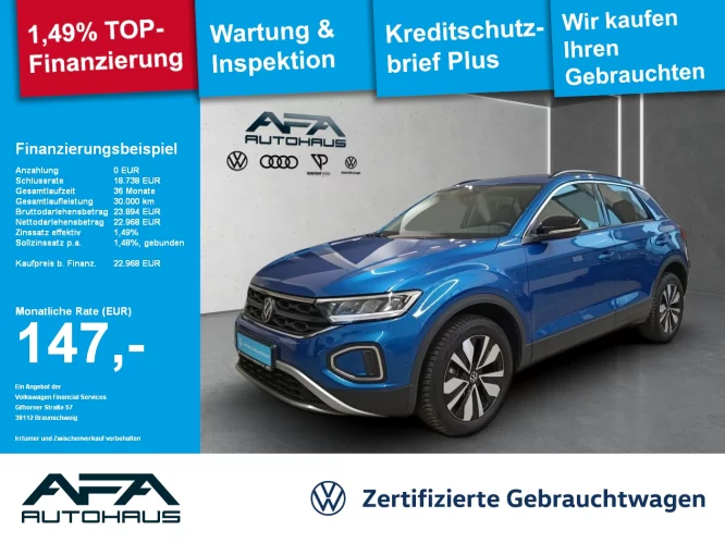 Details zum Fahrzeug: VW T-Roc 1.5 TSI GOAL Navi*LED*ACC*SHZ*App-Connect